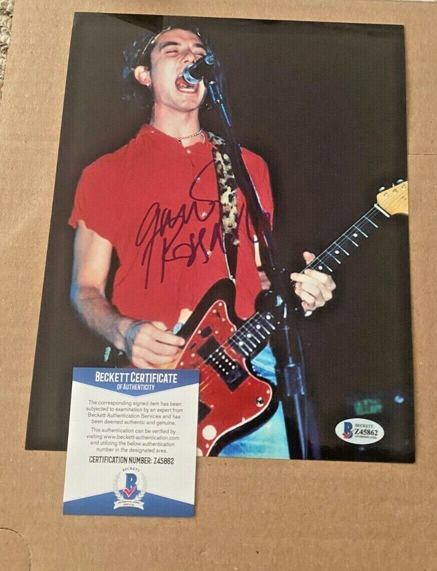 GAVIN ROSSDALE SIGNED BUSH 8X10 MUSIC Photo Poster painting BECKETT CERTIFIED BAS