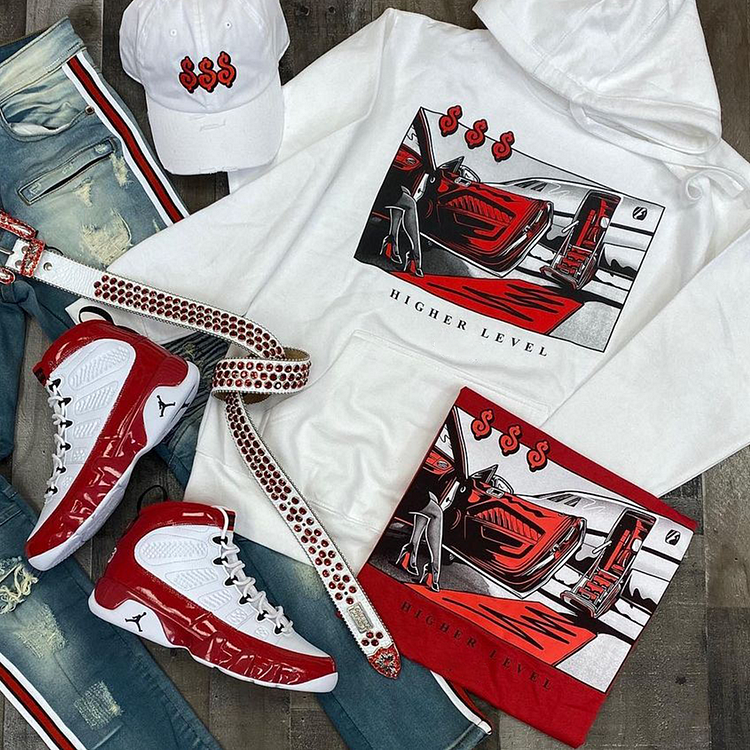 Higher Level print sports Hoodie