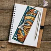 3Pcs DIY Human Face Special Shape Diamond Painting Bookmark