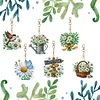 6 PCS Garden Daisy Double Sided - 5D DIY Keychain