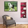 Diamond Painting -DIY Round Drill Long Haired Horse