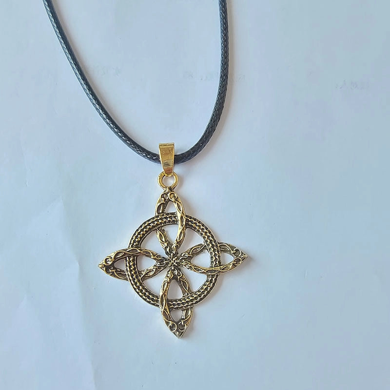 Casual Hip-hop Geometric Alloy Titanium Steel Plating Unisex Charms Necklace