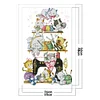 Cat-14CT Stamped Cross Stitch 35*52cm(Brand)
