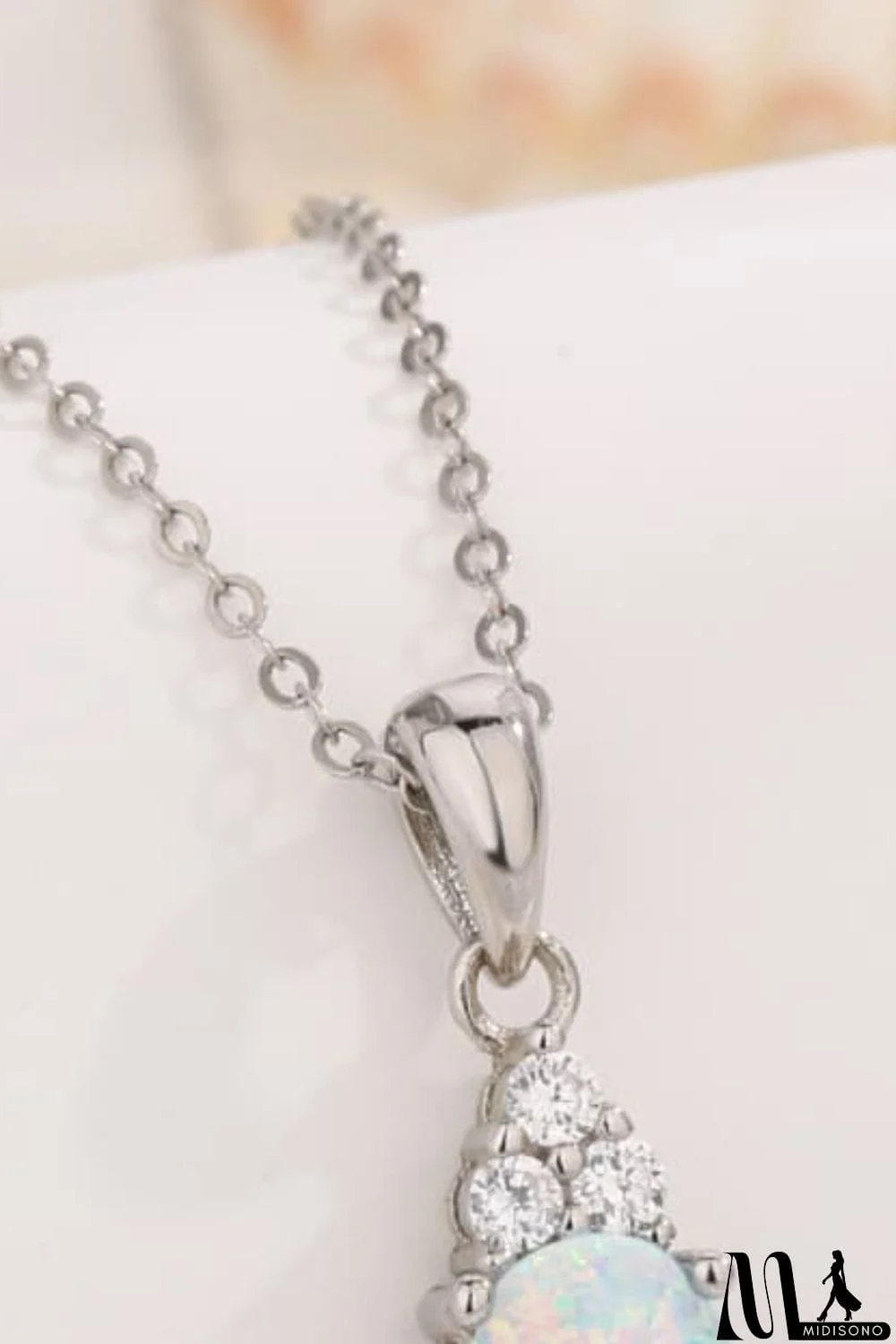 MidiSono - Find Your Center Opal Pendant Necklace