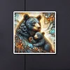 (40*40cm)Black Bear - Full Round Drill Diamond Painting