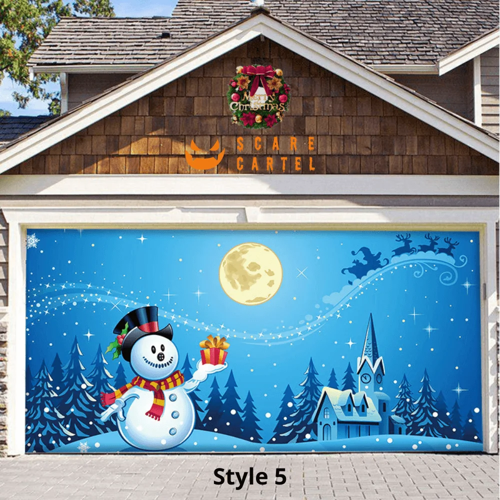 Christmas Garage Door Decoration