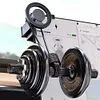 Magnetic Magnet Mount GPS Support 360 Rotate Alloy Car Cell Phone Holder Folding