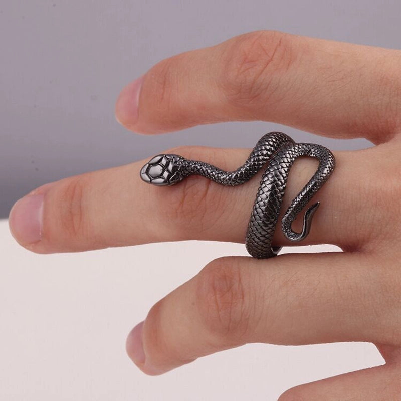 Fashion Snake Alloy Plating Women’s Open Ring