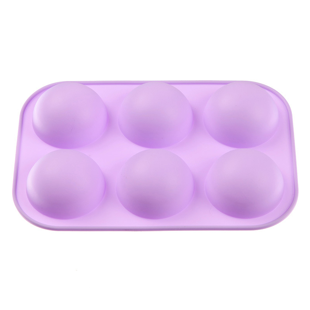 

6 Holes Silicone Bake Soap Cupcake Chocolate Half Ball Mold Kitchen Tool, 501 Original