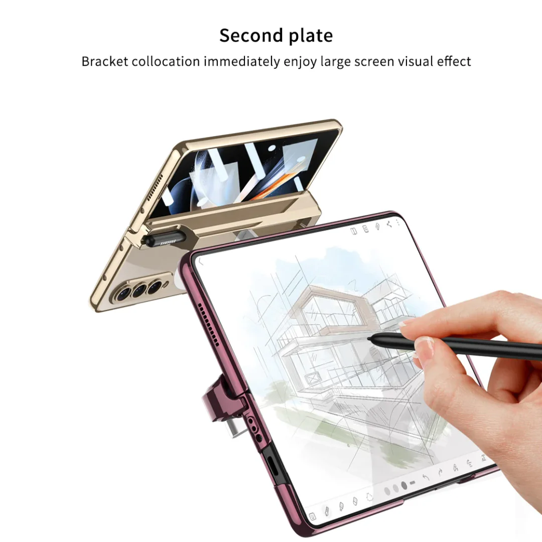 Applicable To For Samsung Wireless Magnetic Phantom Pen Holder Mobile Phone Case