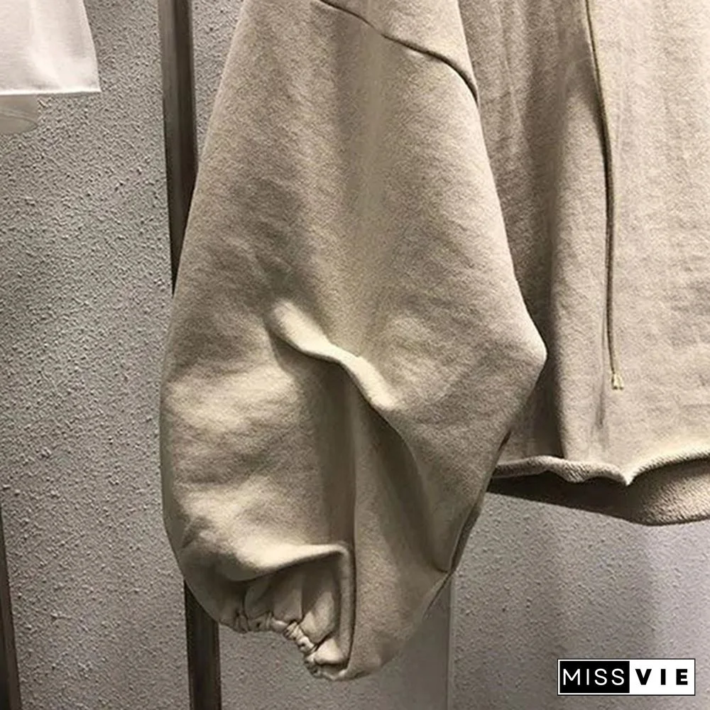 Women's Spring Autumn Long Sleeve Hooded Thin Sweater Lazy Wild Loose Top