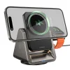 Three-in-one Magnetic Charger, Wireless Charger, Supports Mobile Phones, Headphones, Watches