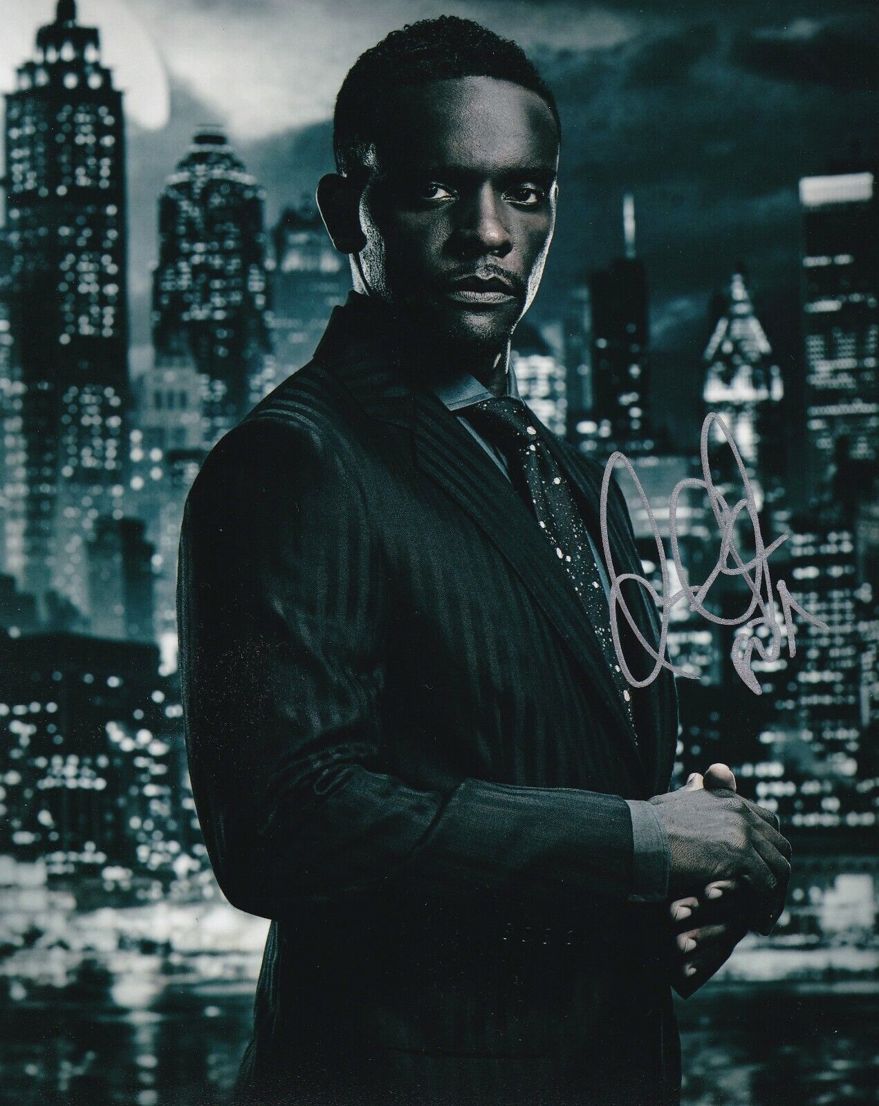 Chris Chalk REAL hand SIGNED Photo Poster painting #2 COA Autographed Gotham Actor