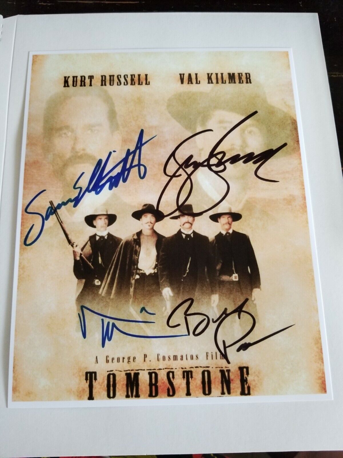 Tombstone Cast Signed 8x10 Photo Poster painting RP -  Shipping!!