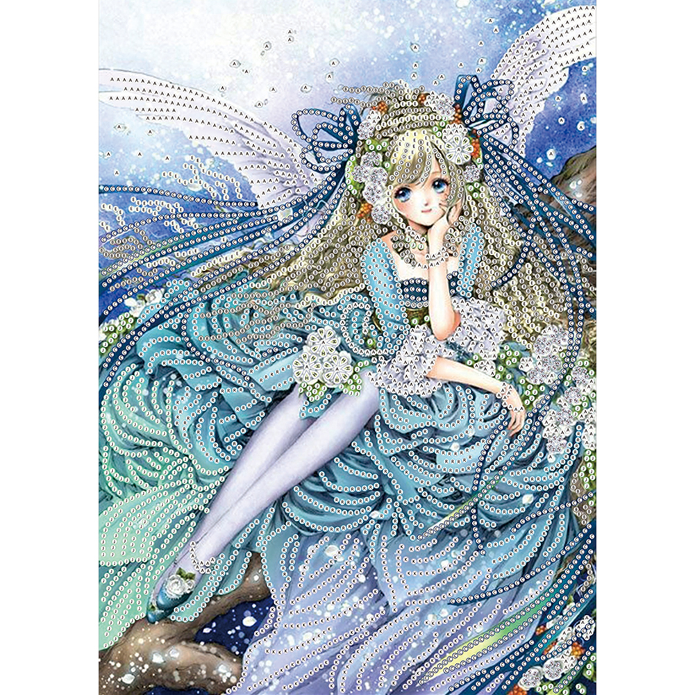 

Fairy Girl - Special Shaped Diamond Painting - 30*40CM, 501 Original