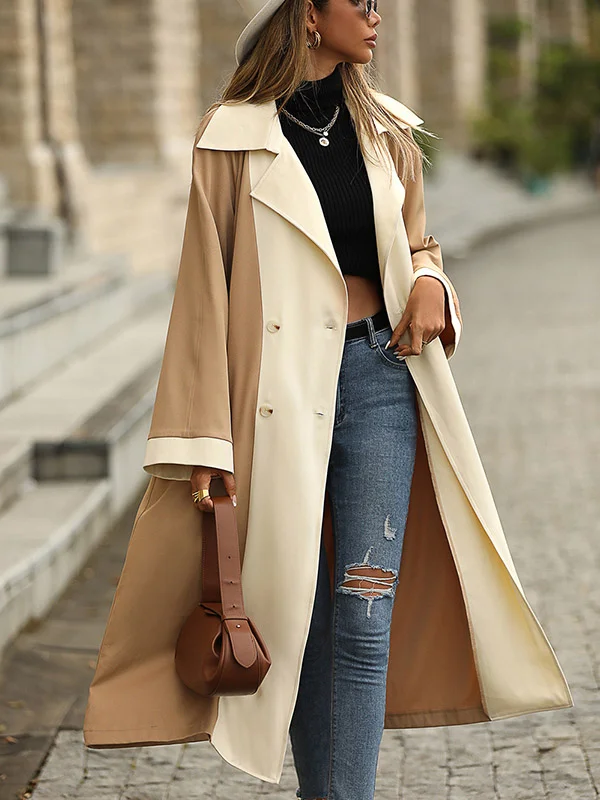 Casual Loose Patchwork Coat