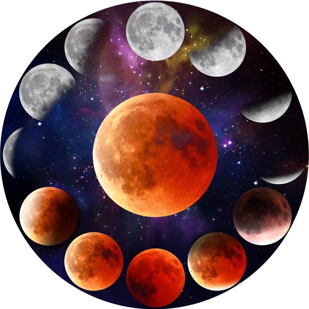 Moon Art - Full Round Diamond Painting (40*40cm)