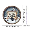 DIY Hockey Diamond painting pendant(Single-Sided)
