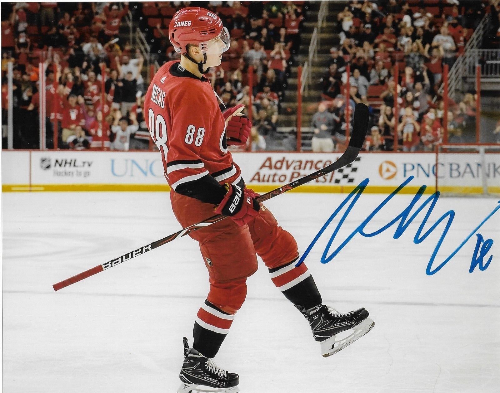 Carolina Hurricanes Martin Necas Signed Autographed 8x10 Photo Poster painting COA