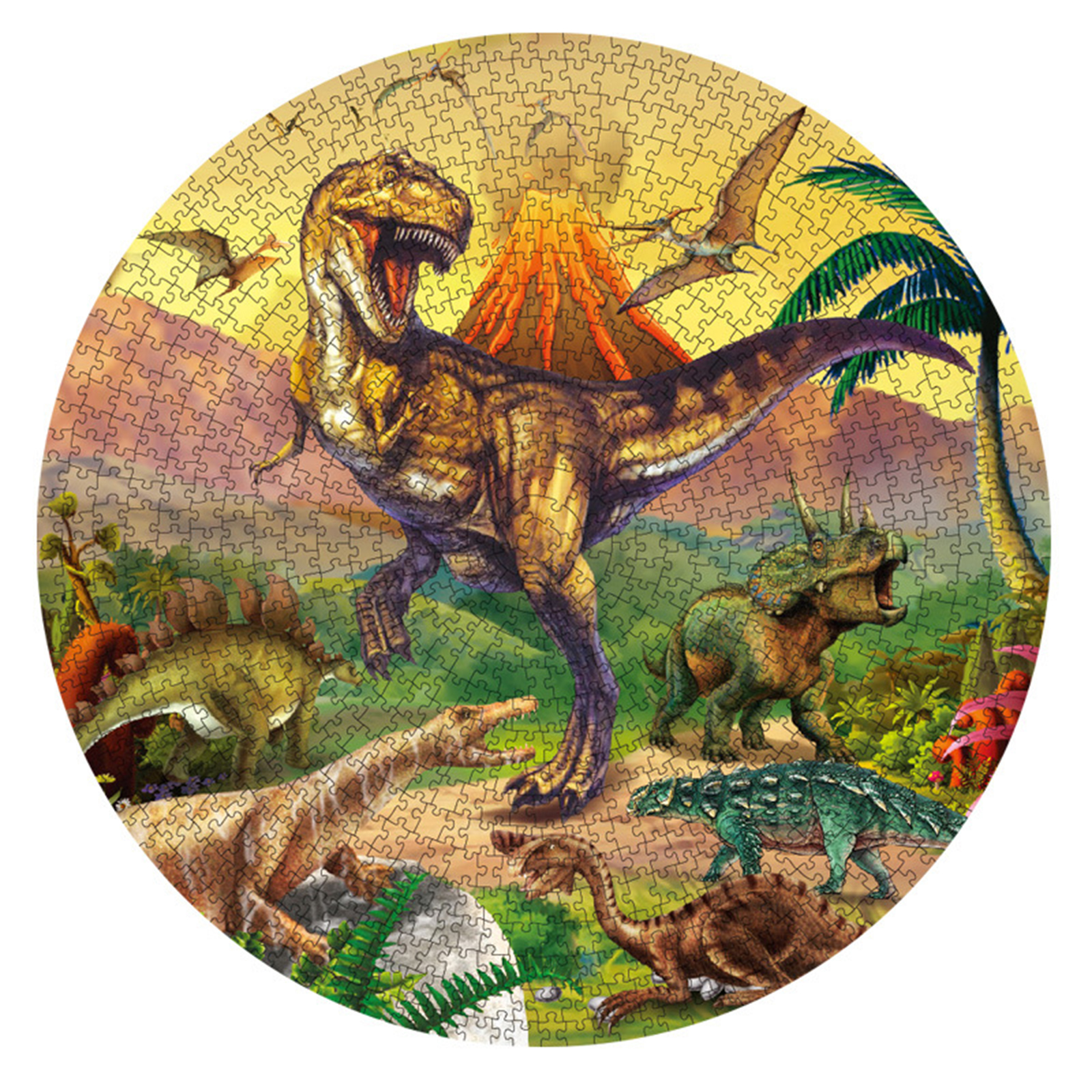 

Dinosaur - 1000pcs Special Shaped Jigsaw Puzzle, 501 Original