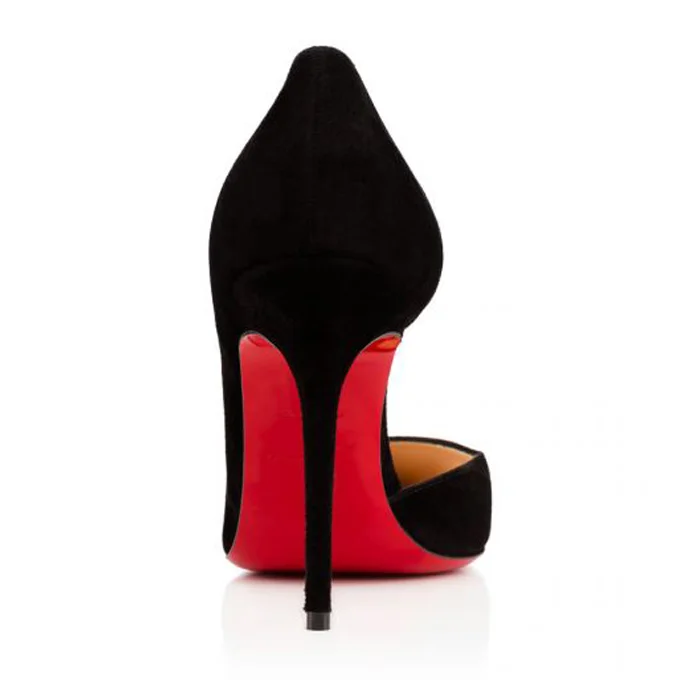 100mm Red Bottom Women's Party Wedding Heels Pumps-MERUMOTE