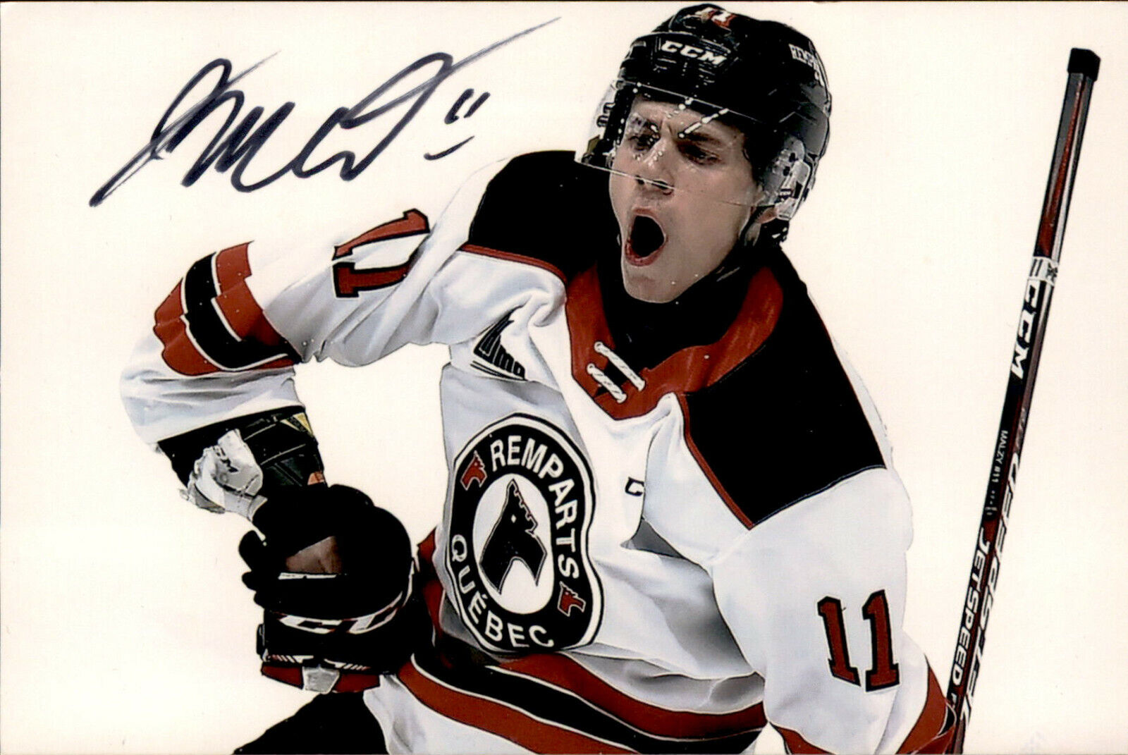 James Malatesta SIGNED autographed 4x6 Photo Poster painting QUEBEC REMPARTS NHL DRAFT 2021