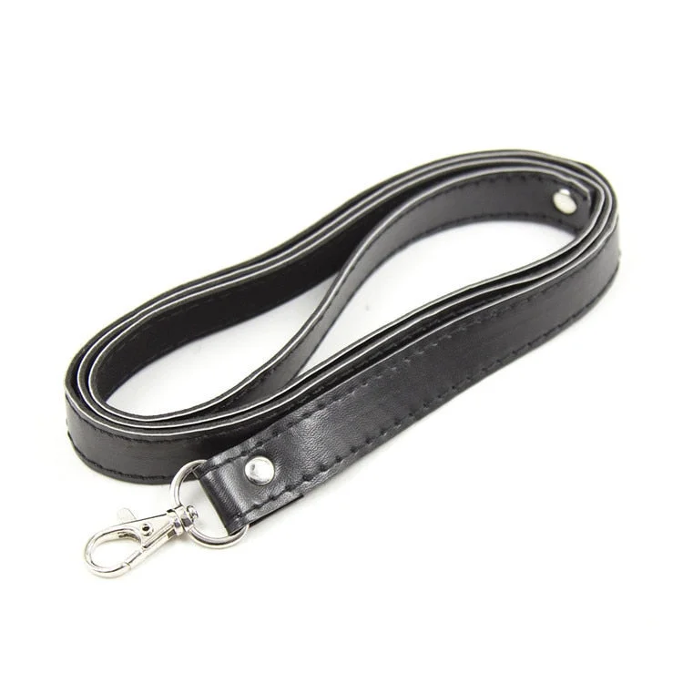 5 Color Sexy Toys SM Lead Chain Pu Leather Ring Steel Chain Sex Collar Leash Bdsm Bondage Restraints Toys For Sex Cosplay Postur