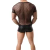 Men&lsquo;s Imitation Leather Underwear Sexy Boxer Briefs 