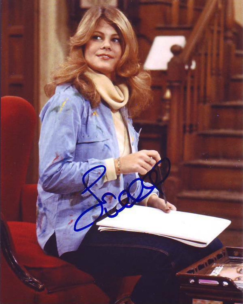 Lisa whelchel signed autographed the facts of life blair warner Photo Poster painting