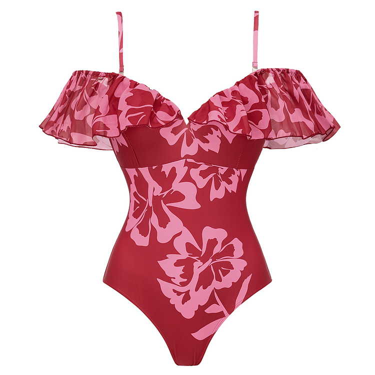 【新品】Volume Frill One Piece Swimsuit Mサイズ 新品】Volume Frill One Piece Swimsuit Mサイズ