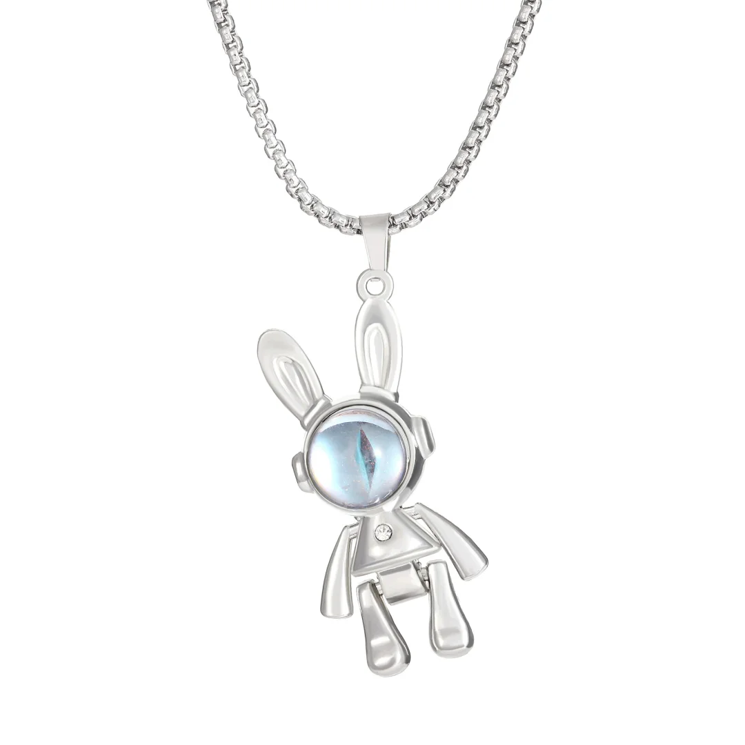 Space Bunny Necklace