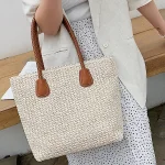 Fashionable Braided Bucket Bags - Image 2