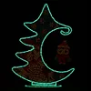 DIY Christmas Tree Diamond Painting Luminous Crystal Art Ornament
