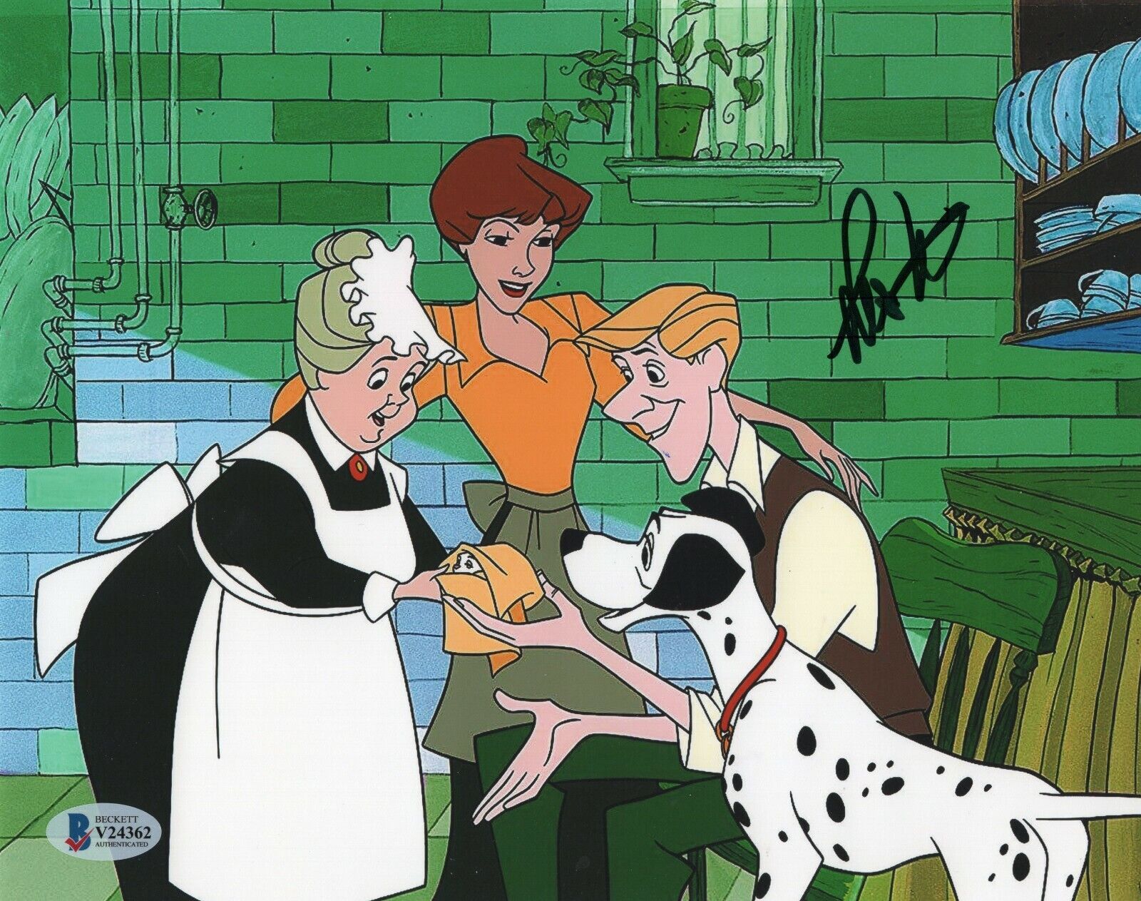 Lisa Davis Signed 101 Dalmatians 8x10 Photo Poster painting w/Beckett COA V24362