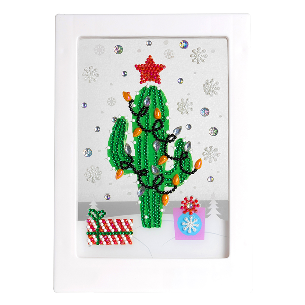 

Cactus - 5D DIY Craft Lamp (with Frame), 501 Original