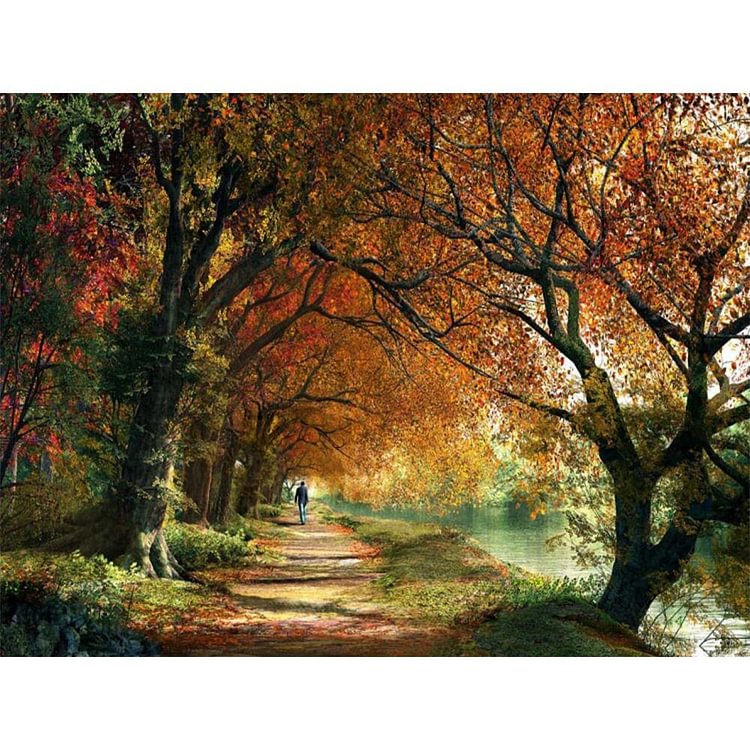 River Tree - Painting By Numbers - 40x50cm