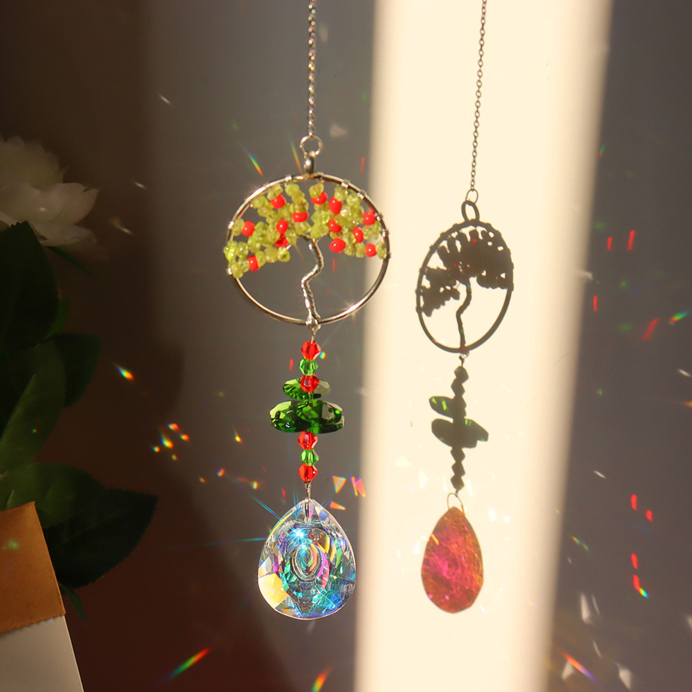

Red Tree - Art Crystal Suncatcher, 501 Original