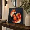 DIY Pre-Framed Fox Button Art Canvas Kit