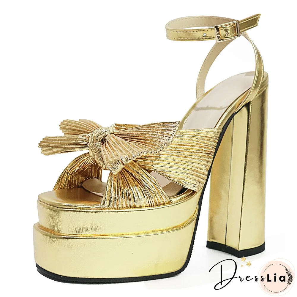 Brand New Platform Summer Simple High Heeled Women's Sandals Shoes Wedding Shoes Big Size 43 Bridal Shoes