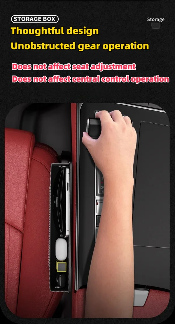 Car Seat Gap Storage Box
