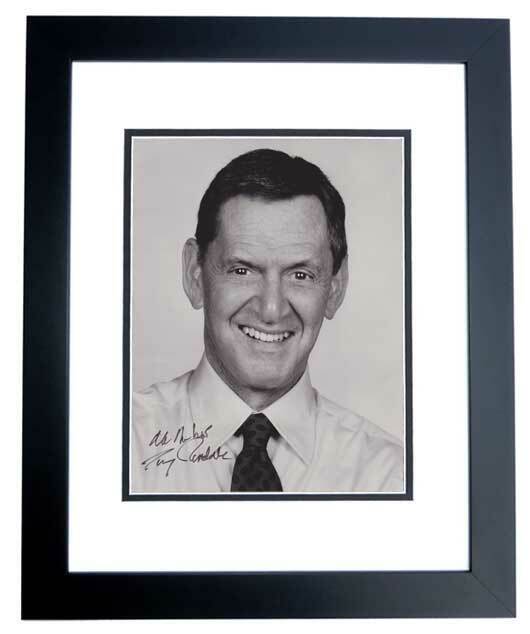 Tony Randall Signed The Odd Couple 8x10 inch Photo Poster painting FRAMED - Deceased 2004