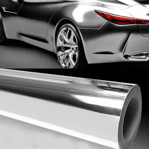 Dronehint 6x60" Silver Chrome Mirror Vinyl Wrap Film Car Stickers Decal Sheet Bubble Free (For: GMC) Parts