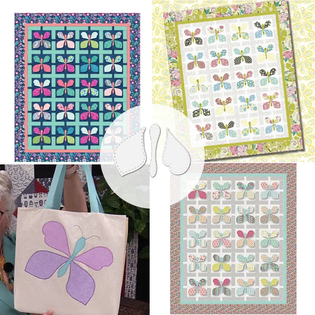 Beautiful Butterfly Template Set-- With Instructions