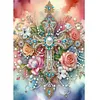 Diamond Painting-DIY Crystal Rhinestone Cross