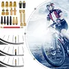 21Pcs Bicycle Valve Adapter Set Aluminum Alloy Nozzle Inflation Kit for Air Pump