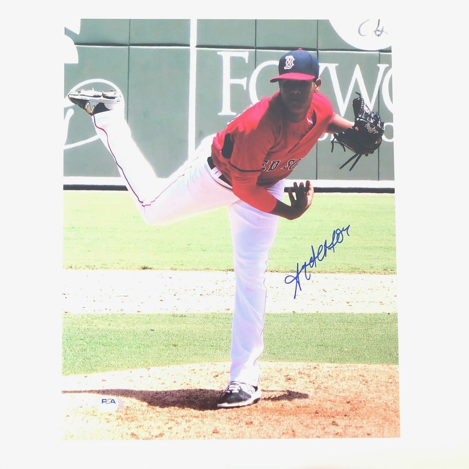 Anderson Espinoza signed 11x14 Photo Poster painting PSA/DNA Red Sox autographed