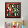 Christmas Tree Snowman-14CT Stamped Cross Stitch 40*40cm/15.75*15.75in