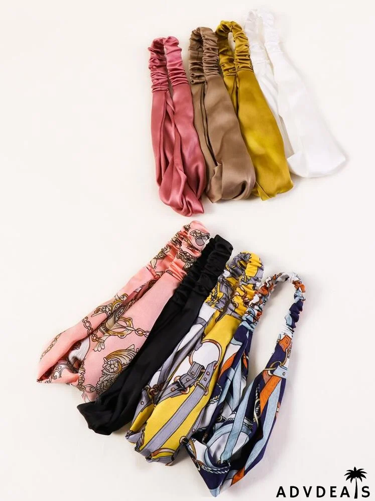 8pcs Chain Pattern Headband