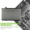 SCITOO Engine Cooling Radiator Assembly Compatible with Honda CR-V CRV 2007 2008 2009, L4 2.4.L Replaces# 2954
