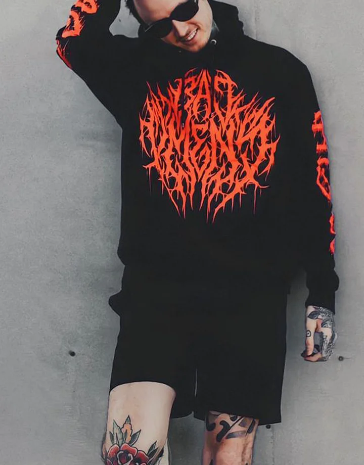 Men's Print Hoodie Rock Hip Hop Hoodie Lixishop 